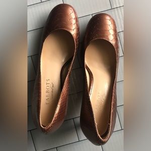 Talbots genuine leather brown 2.5” heels